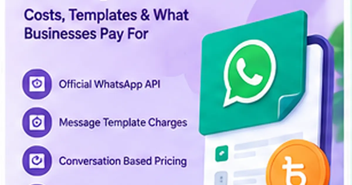 WhatsApp API Pricing in Bangladesh: Costs, Templates & What Businesses Actually Pay For