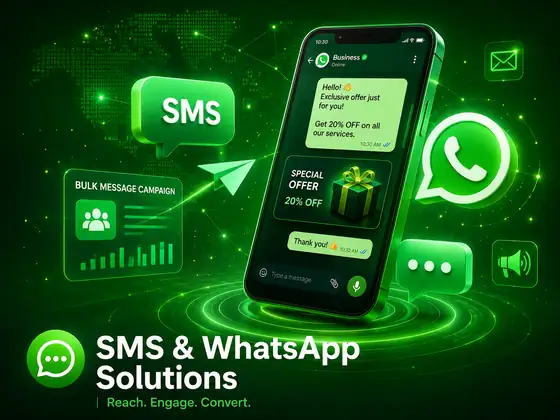 SMS & WhatsApp Solutions
