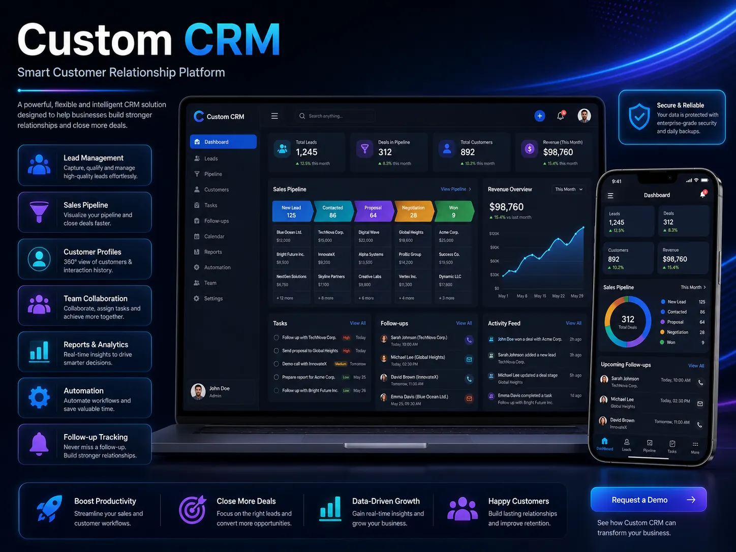 Custom CRM logo